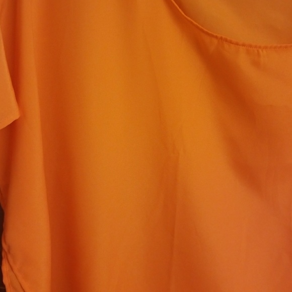 IN THE MIX CORAL DRESS TOP - Picture 2 of 3